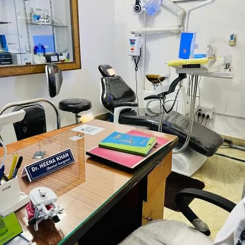 M.A. Dental Lounge reception area Rajajipuram